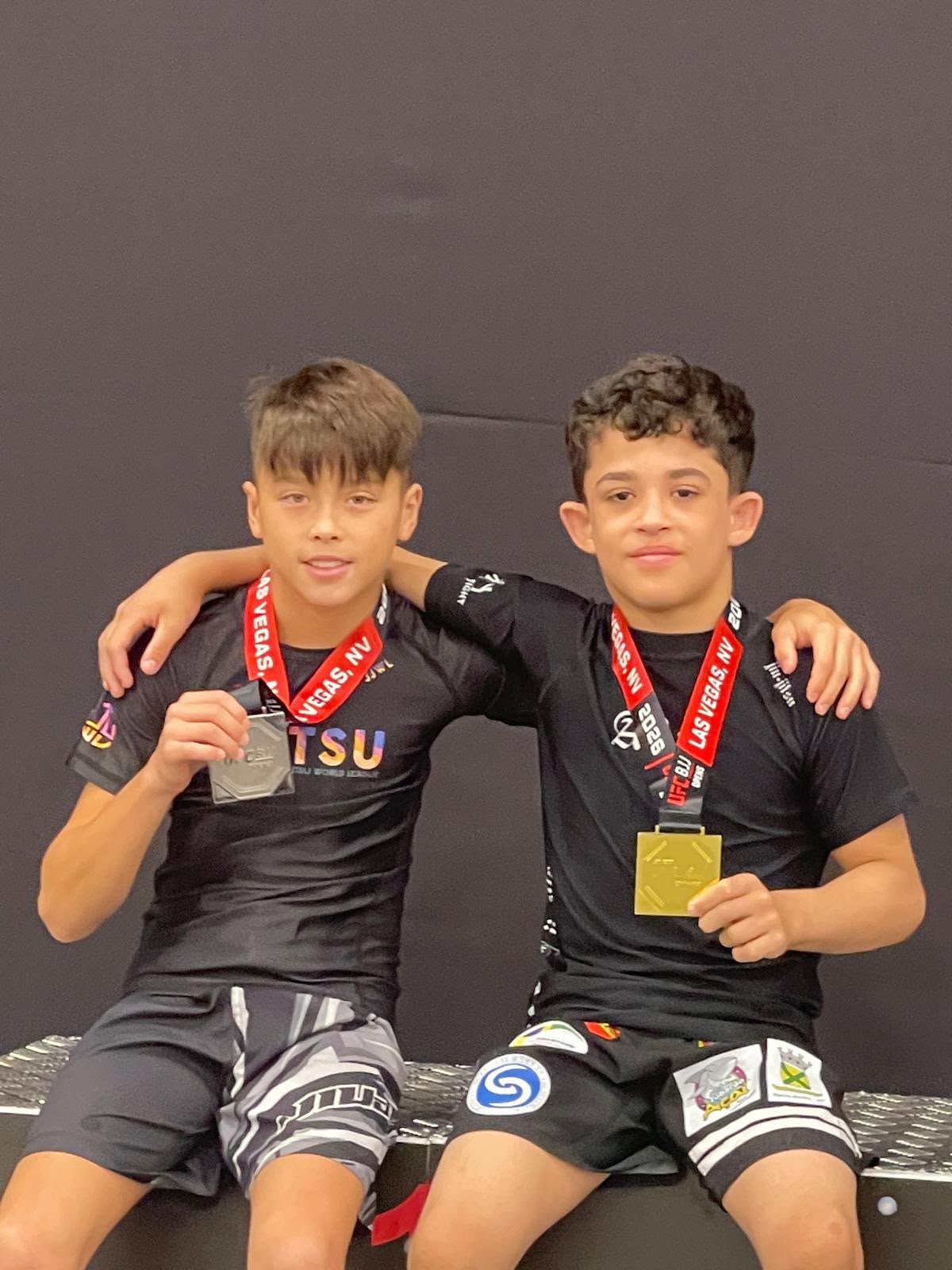 Two Mission Jiu Jitsu teammates with medals at UFC BJJ Opens Las Vegas 2026