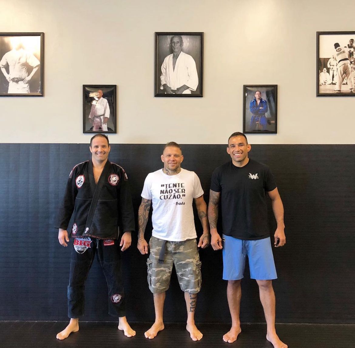 Professor Bob with BJJ legends