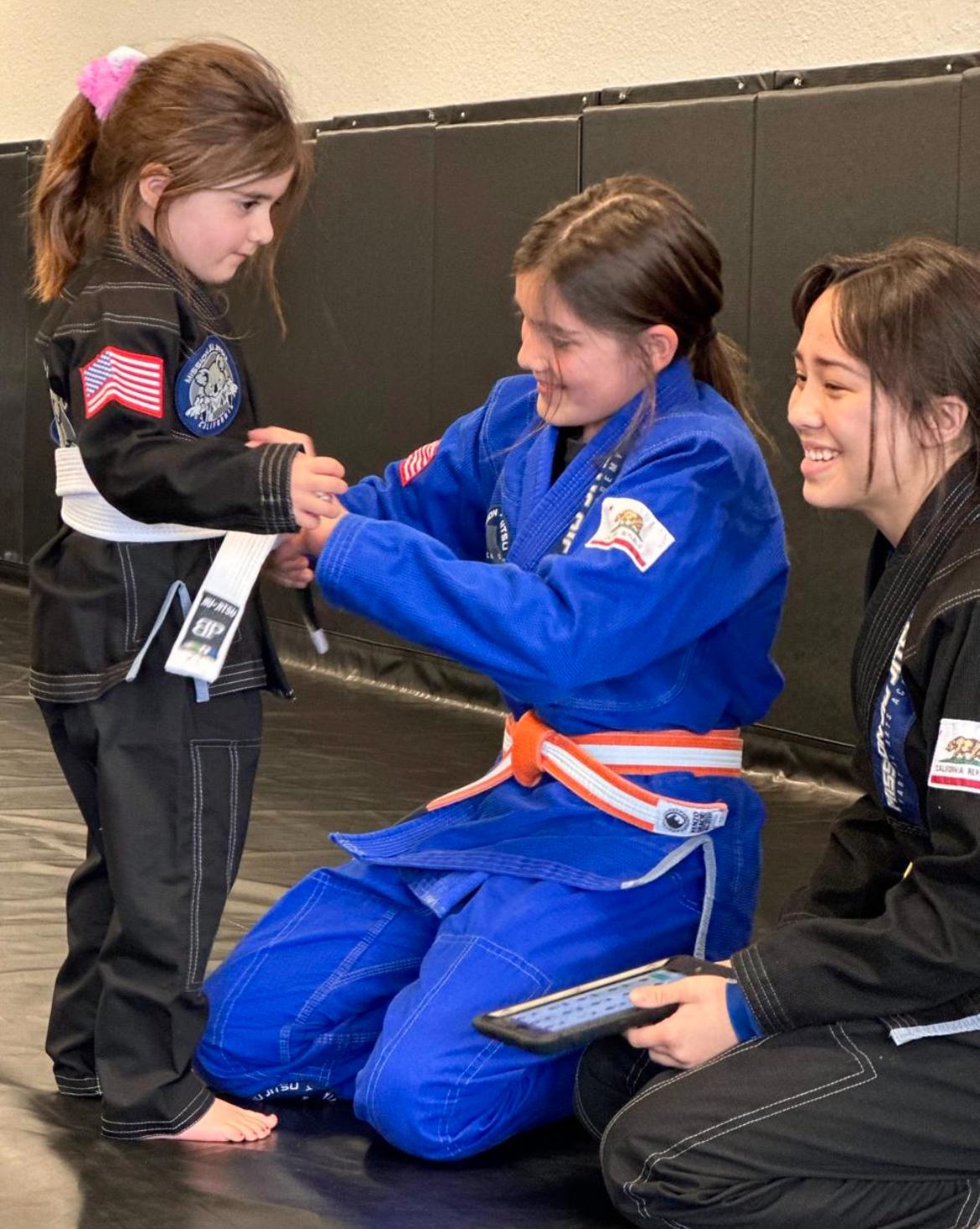 Kids belt promotion at Mission Jiu Jitsu Academy