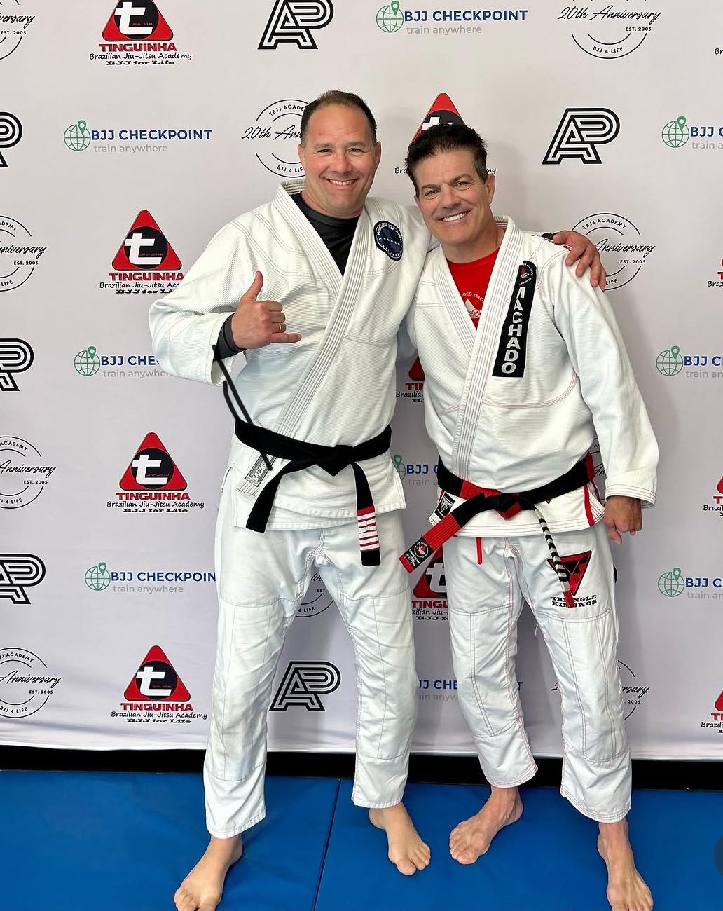 Professor Bob with Jean Jacques Machado