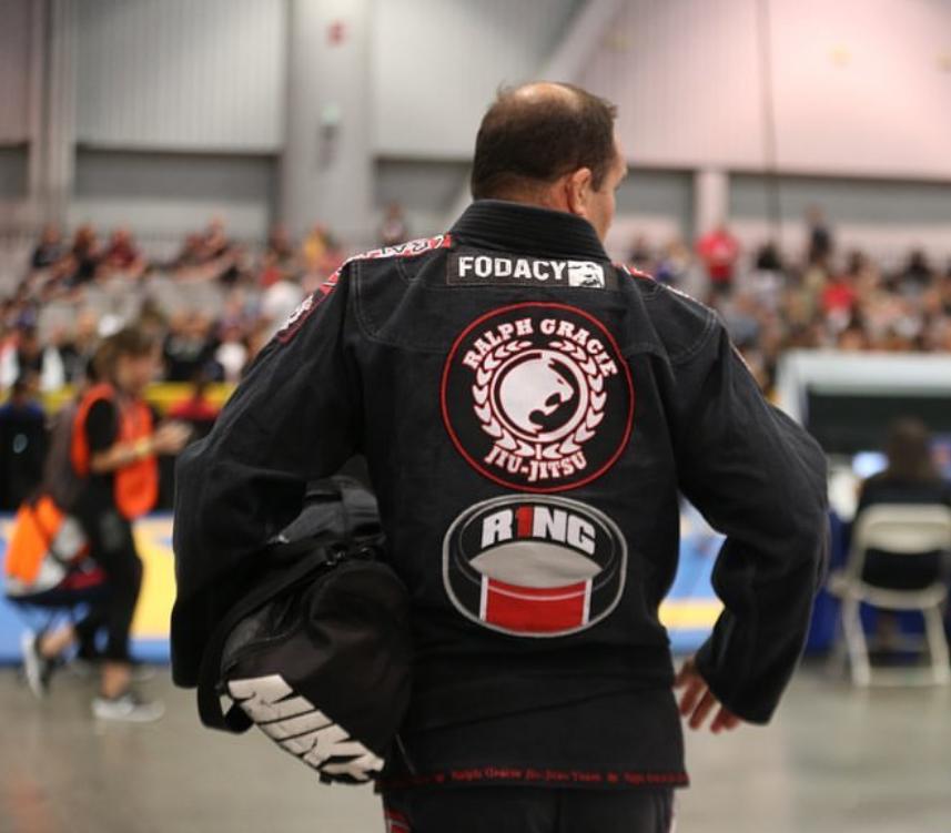 Professor Bob coaching at IBJJF tournament