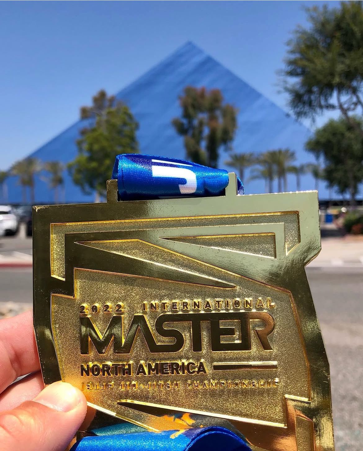 2022 IBJJF International Master North America Championship gold medal