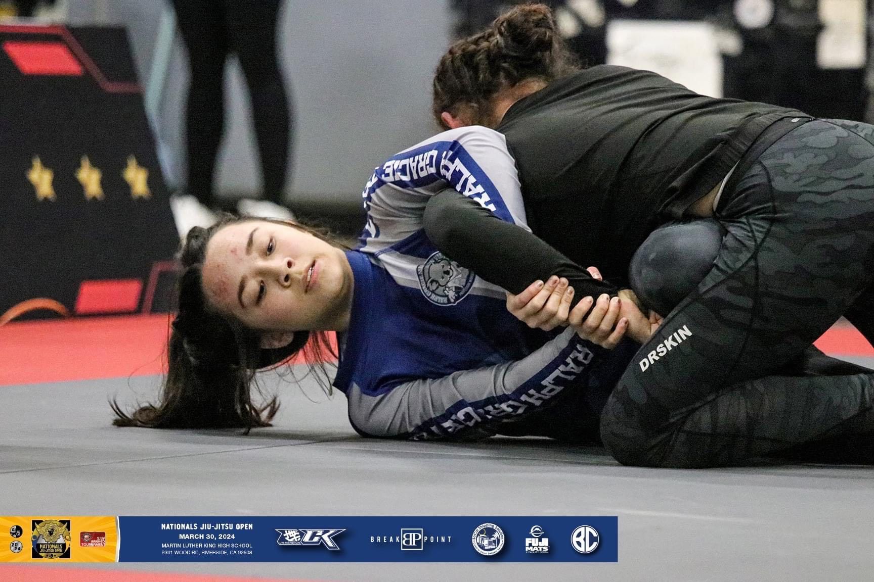 Ralph Gracie student competing in no-gi at Nationals Jiu-Jitsu Open 2024